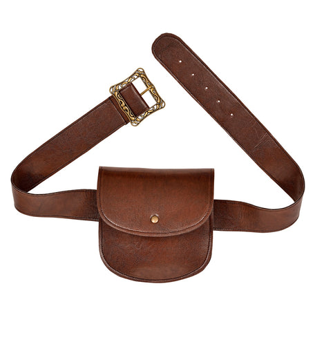 Widmann SRL Bruine riem met portemonnee