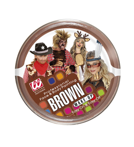 Widmann SRL Bruine schmink voor carnaval