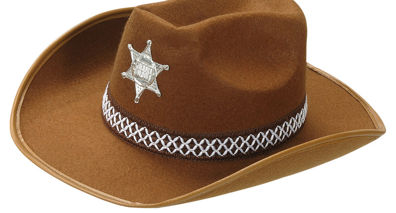 Widmann SRL Bruine sherrif hoed