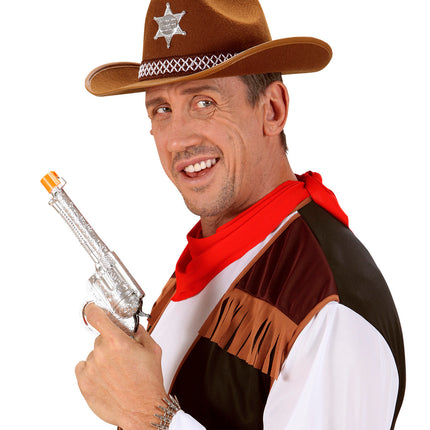 Widmann SRL Bruine sherrif hoed