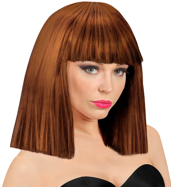Widmann SRL Bruine showgirl pruik