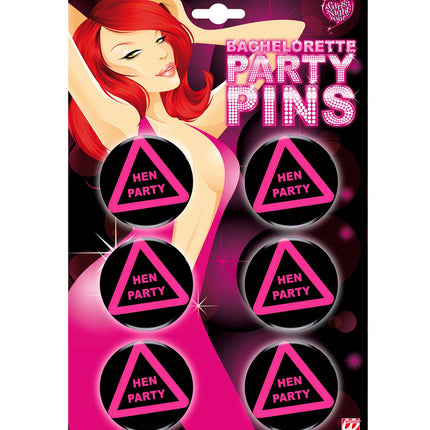 Widmann SRL Buttons vrijgezellenfeest broche hen party