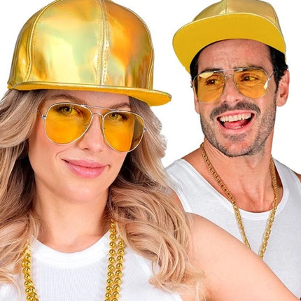 Widmann SRL Cap goud holografisch hoed Isa