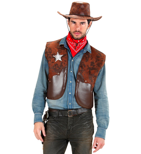 Widmann SRL Carnavalsoutfit cowboyvest Jayden