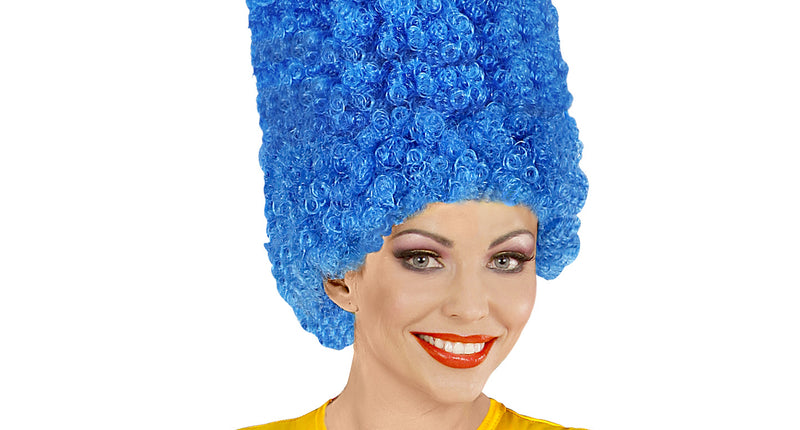 Widmann SRL Cartoon pruik blauw