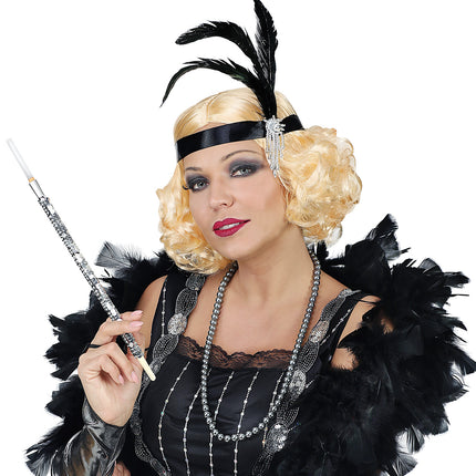 Widmann SRL Charleston pruik met hoofdband