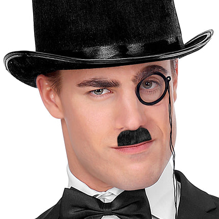 Widmann SRL Charley Chaplin snor zwart