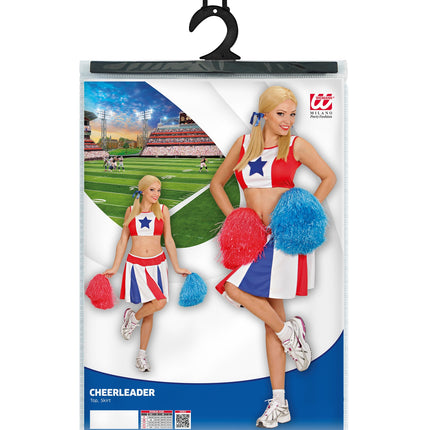 Widmann SRL Cheerleader jurk Stars