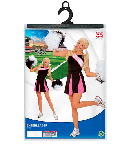 Widmann SRL Cheerleader jurkje zwart roze