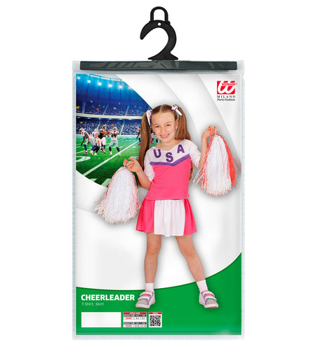 Widmann SRL Cheerleader pakje USA roze