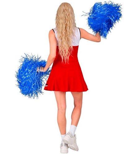 Widmann SRL Cheerleader rood kostuum Lynn dames