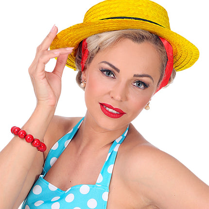 Widmann SRL Chevalier hoed Lou Bandy geel