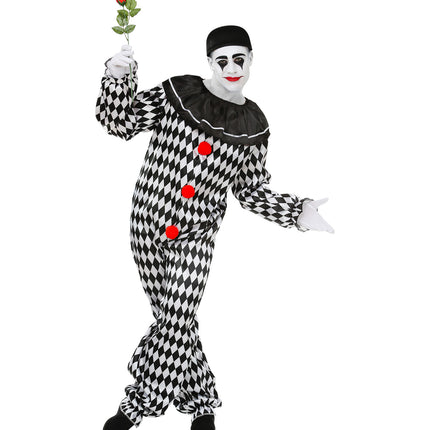 Widmann SRL Circus clown pak Stef heren