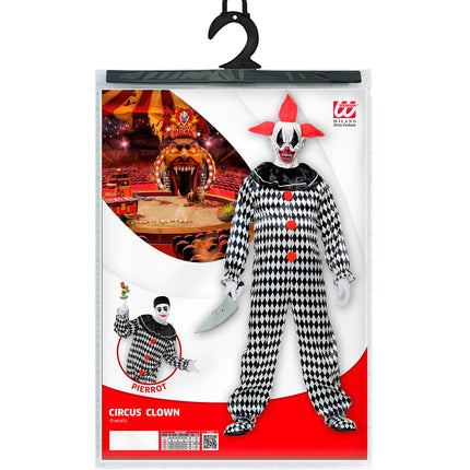 Widmann SRL Circus clown pak Stef heren