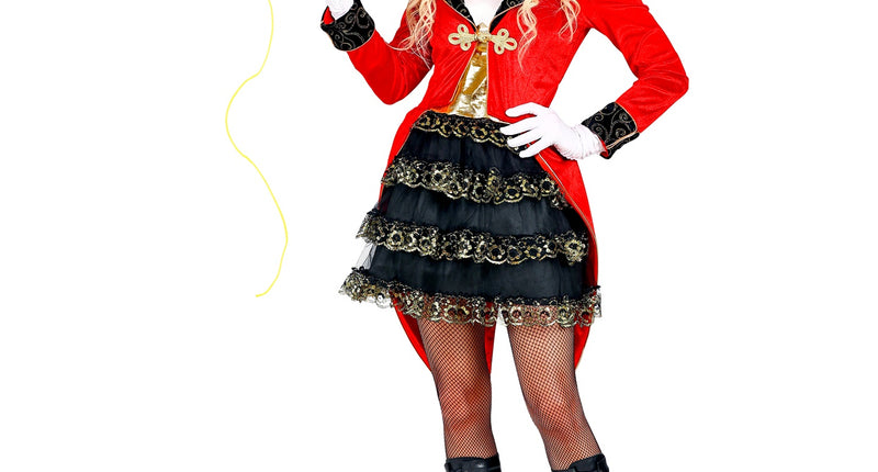 Widmann SRL Circusartieste dompteuse rood luxe