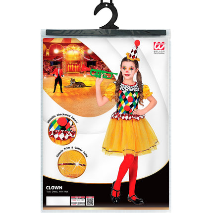 Widmann SRL Clown kostuum Vera meisje