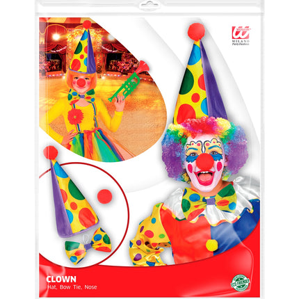 Widmann SRL Clown Opmaakset Kind