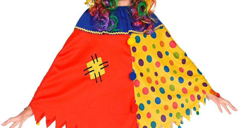 Widmann SRL Clown poncho kinderen