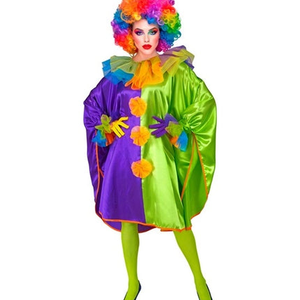 Widmann SRL Clown poncho one-size kostuum Lotte