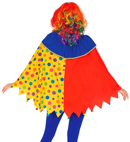 Widmann SRL Clown poncho volwassenen