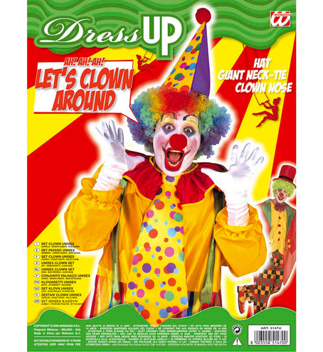 Widmann SRL Clown verkleedset volwassenen
