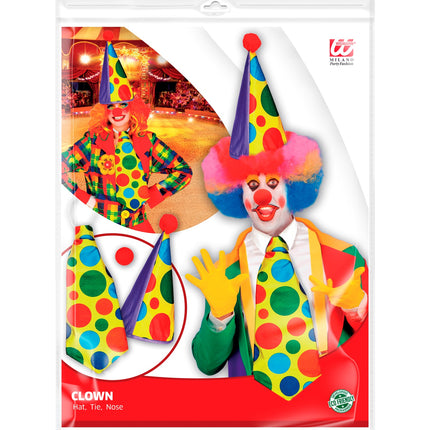 Widmann SRL Clown verkleedset volwassenen