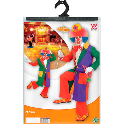 Widmann SRL Clowns frac jas kostuum  heren