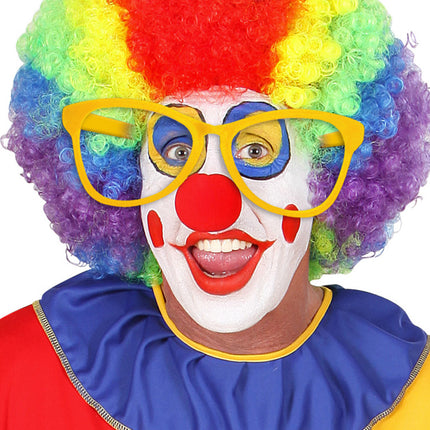 Widmann SRL Clownsbril geel