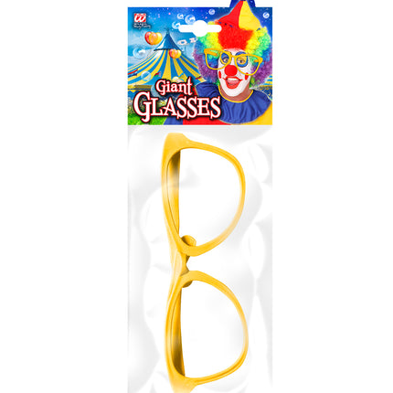 Widmann SRL Clownsbril geel