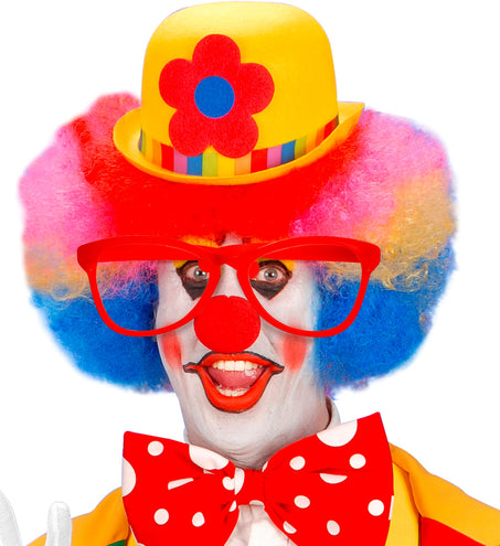 Widmann SRL Clownsbril rood