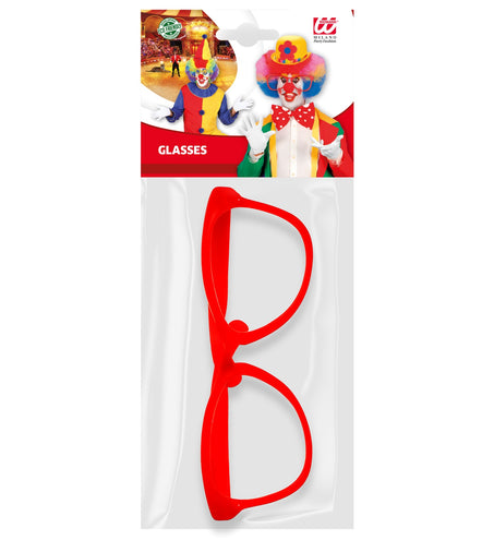 Widmann SRL Clownsbril rood
