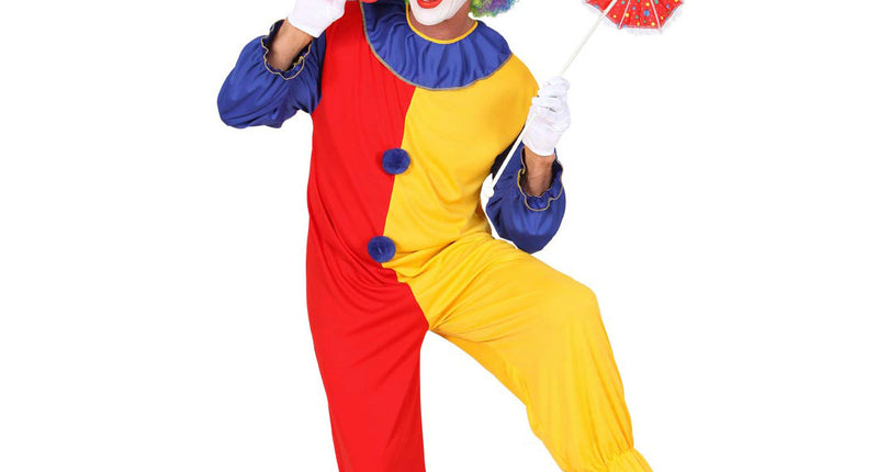 Widmann SRL Clownspak duo rood geel heren