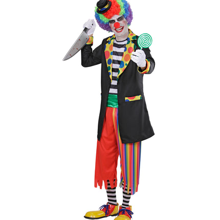 Widmann SRL Clownspak enge Samsom volwassenen