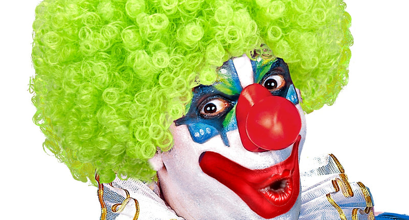 Widmann SRL Clownspruik krulletjes groen