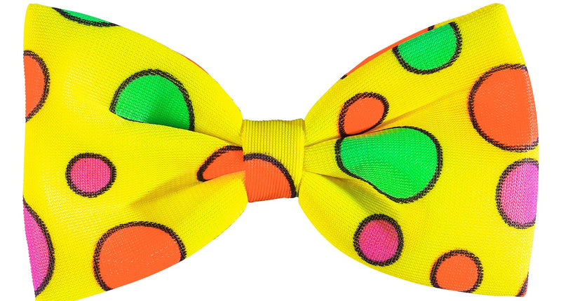 Widmann SRL Clownsstrik geel met bollen