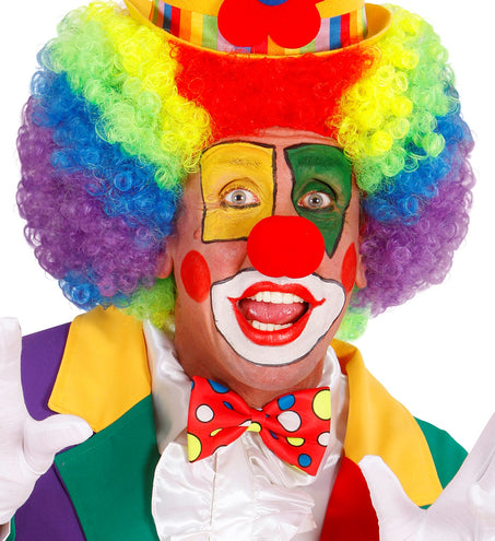 Widmann SRL Clownsstrik rood met bollen