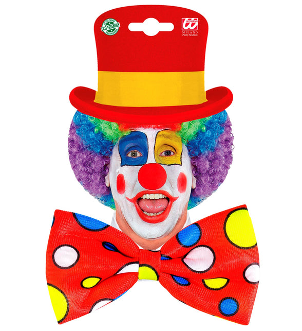 Widmann SRL Clownsstrik rood met bollen