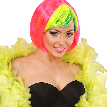 Widmann SRL Club boblijn pruik voor carnaval