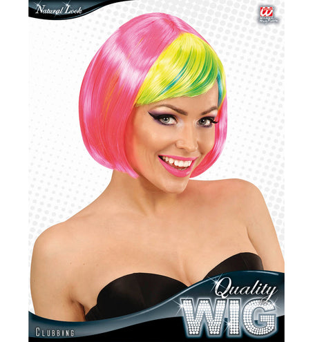 Widmann SRL Club boblijn pruik voor carnaval