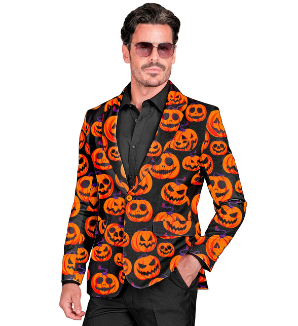 Widmann SRL Colbert halloween pompoen Edgar