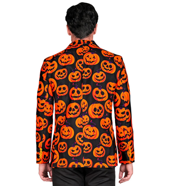 Widmann SRL Colbert halloween pompoen Edgar