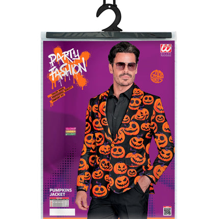 Widmann SRL Colbert halloween pompoen Edgar