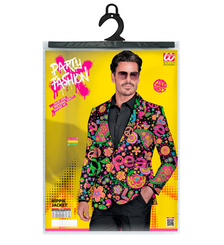 Widmann SRL Colbert neon hippie peace