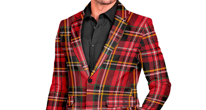 Widmann SRL Colbert schotse ruit charlie