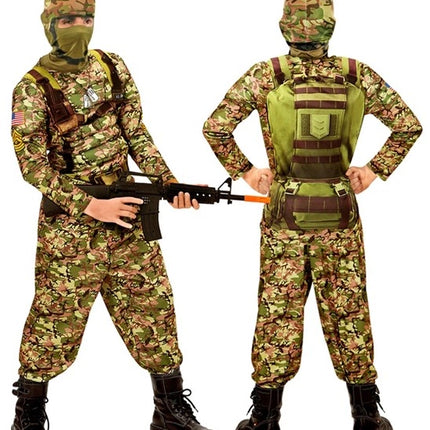 Widmann SRL Combat soldaat kostuum Finn kinderen