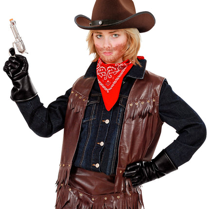 Widmann SRL Cowboy handschoenen lederlook kind