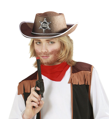 Widmann SRL Cowboy hoed kinderen bruin