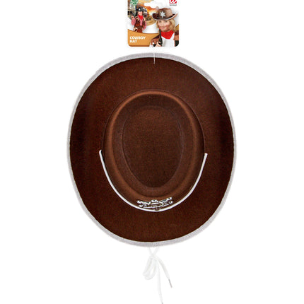 Widmann SRL Cowboy hoed kinderen bruin