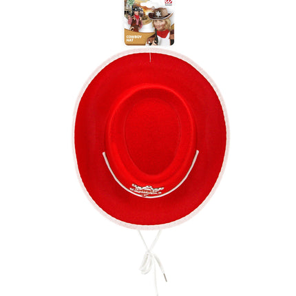 Widmann SRL Cowboy hoed kinderen rood