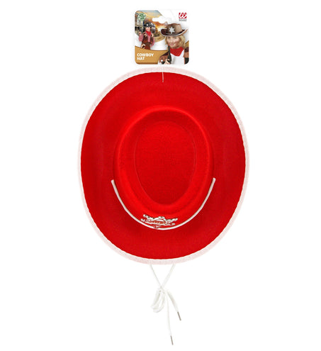Widmann SRL Cowboy hoed kinderen rood